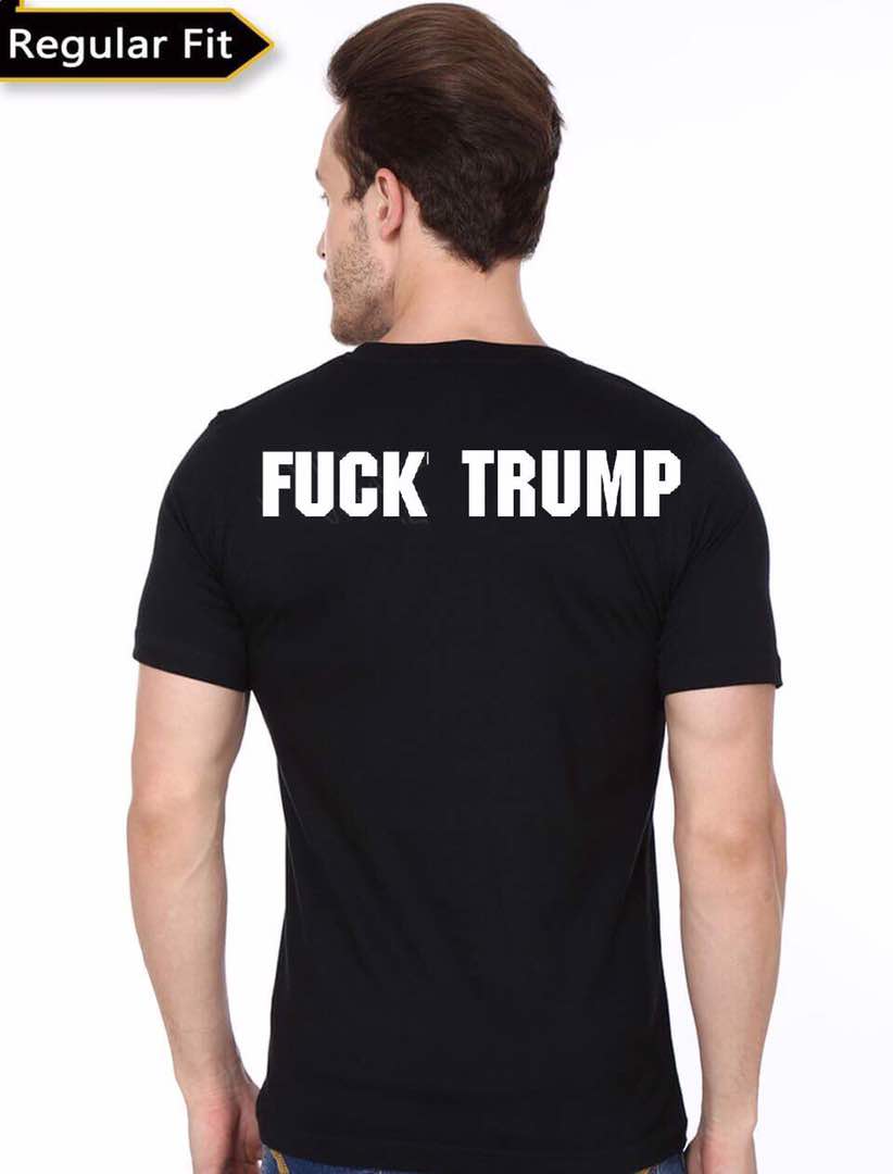 Fuck Trump Black T-Shirt