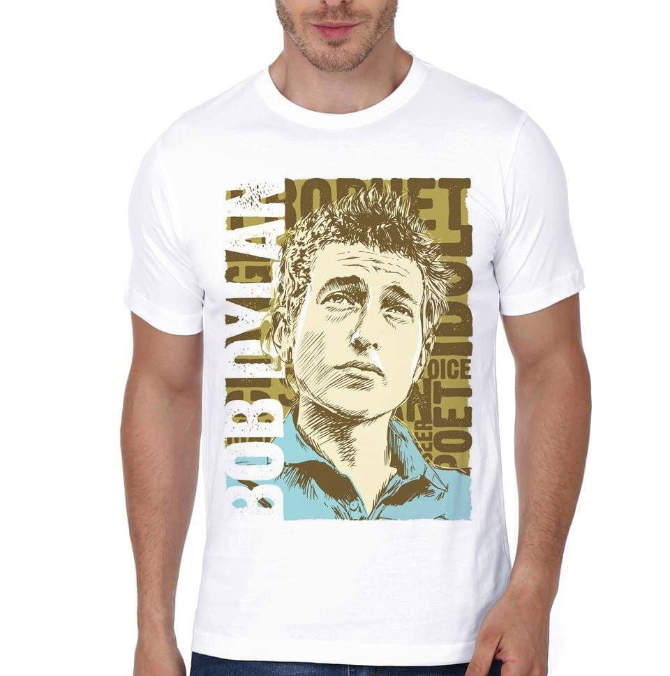 Bob Dylan White T-Shirt Style001