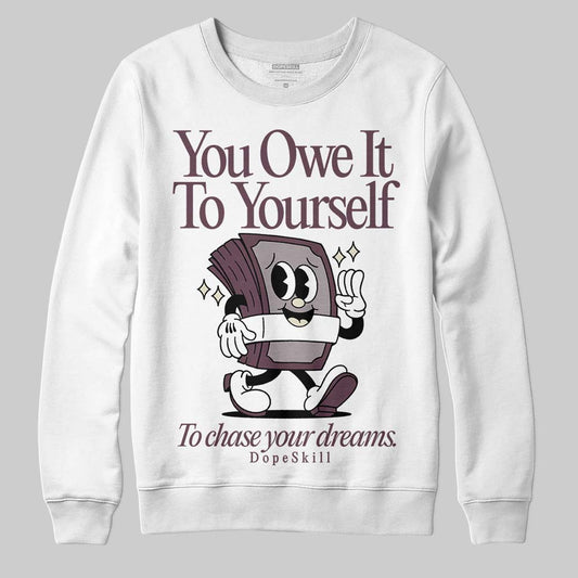 A Ma Maniere x "Violet Ore" 5s DopeSkill Sweatshirt Owe It To Yourself Graphic