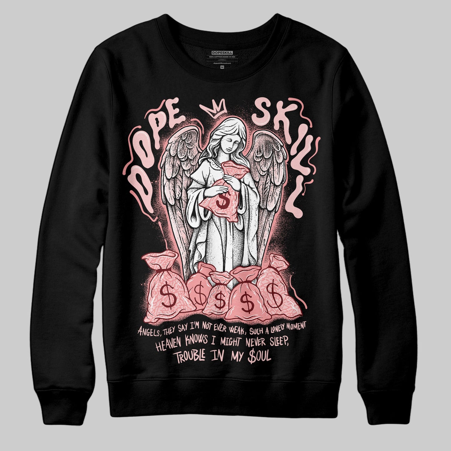 VALENTINE'S Day 3s DopeSkill Sweatshirt Angels Graphic