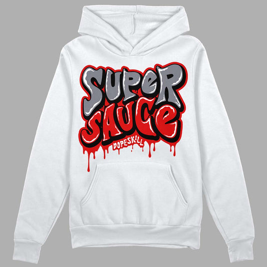Gym Red 9s DopeSkill Hoodie Sweatshirt Super Sauce Graphic
