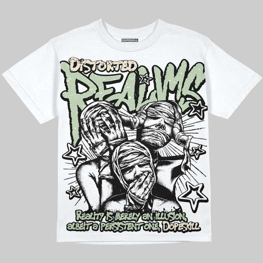 Seafoam 4s 2025 DopeSkill Oversize Print T-Shirt Distorted Realms Graphic