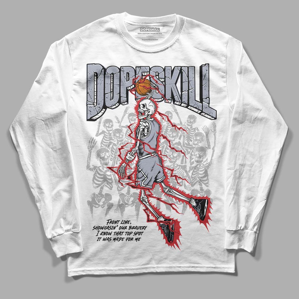 Bred Reimagined 4s DopeSkill Long Sleeve T-Shirt Thunder Dunk Graphic