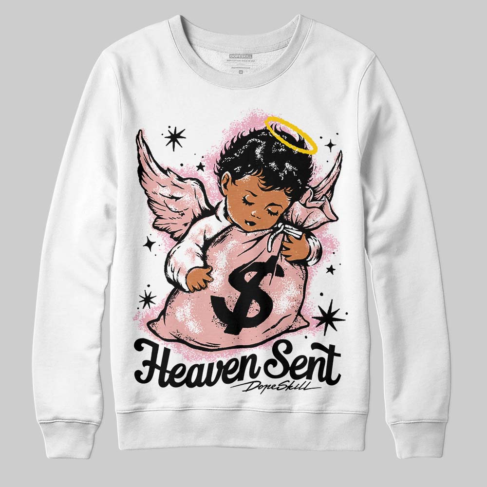 Rust Pink 1s 2025 DopeSkill Sweatshirt Heaven Sent Graphic