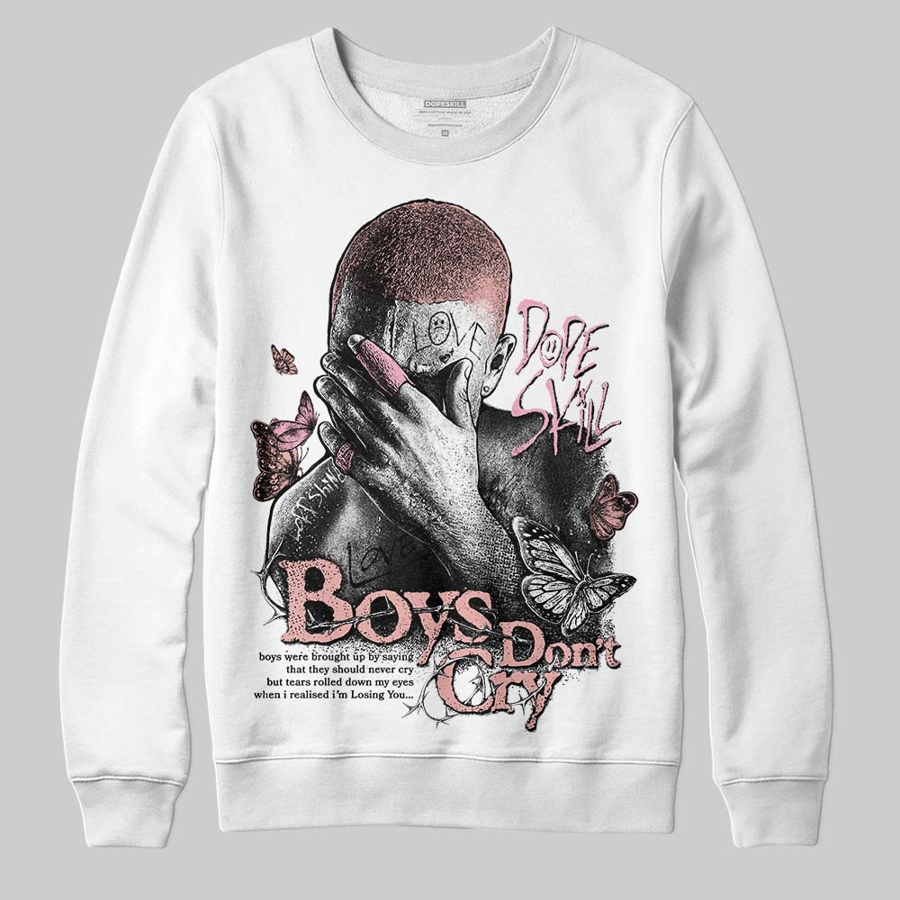 Rust Pink 1s 2025 DopeSkill Sweatshirt Boys Don't Cry Graphic