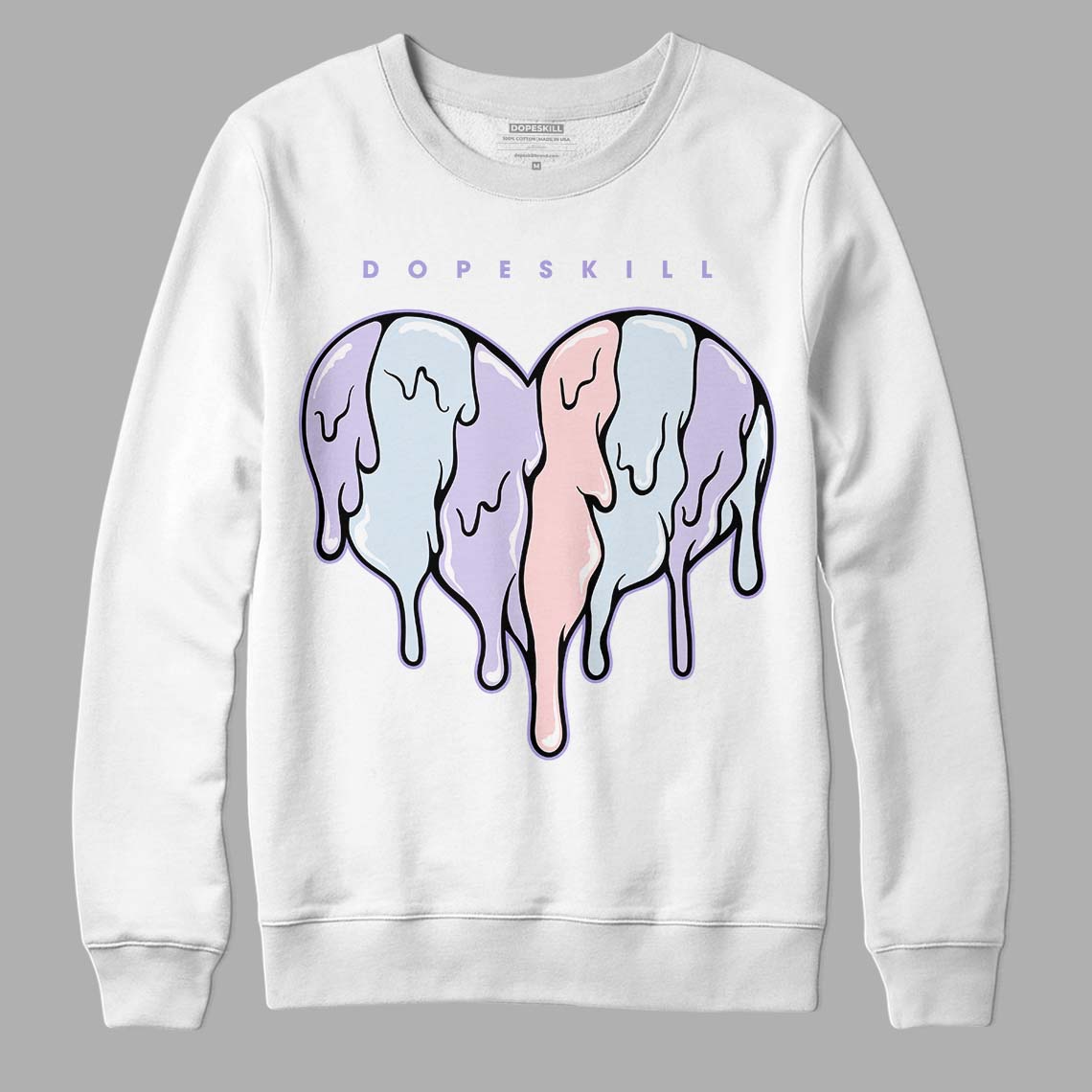 Easter Dunk Low DopeSkill Sweatshirt Slime Drip Heart Graphic