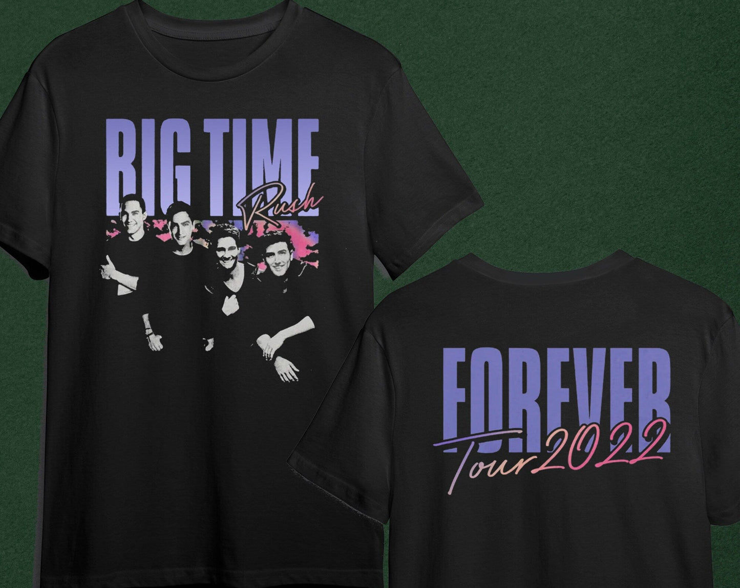 Big Time Rush btr Forever 2022 tour shirt