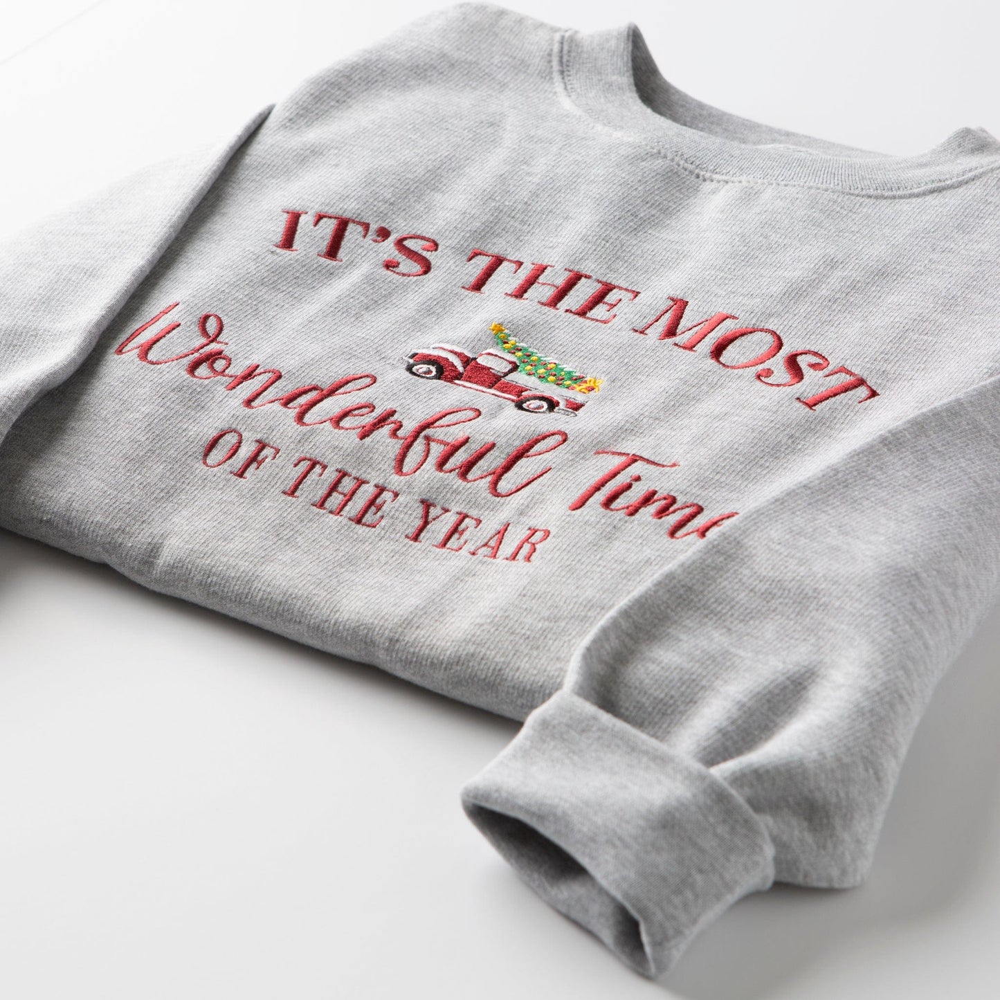 Embroidered It's the Most Wonderful Time Sweatshirt - 20