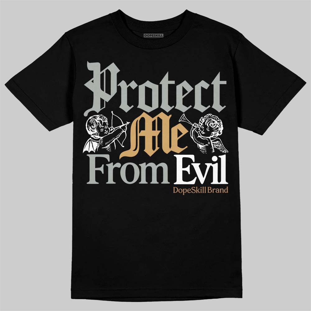 1906R ‚ÄòWhite Gold‚Äô DopeSkill T-Shirt Protect Me From Evil Graphic