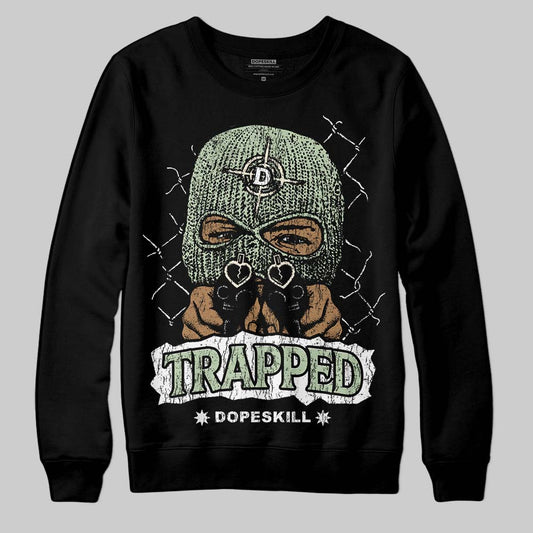 Seafoam 4s 2025 DopeSkill Sweatshirt New Trapped Graphic