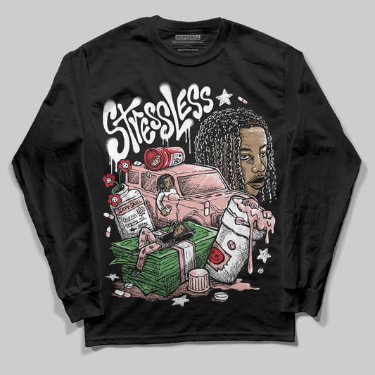 Rust Pink 1s 2025 DopeSkill Long Sleeve T-Shirt Stressless Graphic