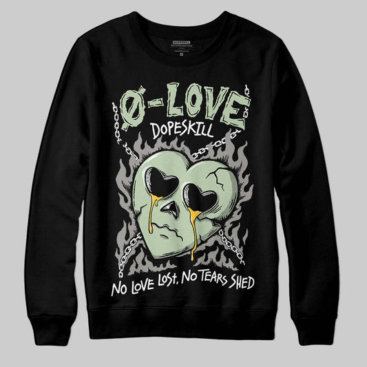 Seafoam 4s 2025 DopeSkill Sweatshirt Crying Heart Graphic