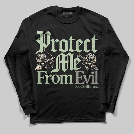 Seafoam 4s 2025 DopeSkill Long Sleeve T-Shirt Protect Me From Evil Graphic