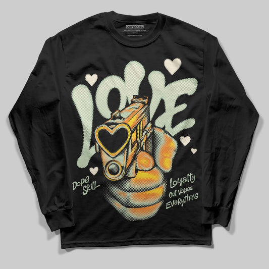 Seafoam 4s 2025 DopeSkill Long Sleeve T-Shirt Love Shot Graphic