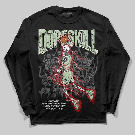 Seafoam 4s 2025 DopeSkill Long Sleeve T-Shirt Thunder Dunk Graphic