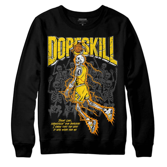 Yellow Ochre 6s DopeSkill Sweatshirt Thunder Dunk Graphic