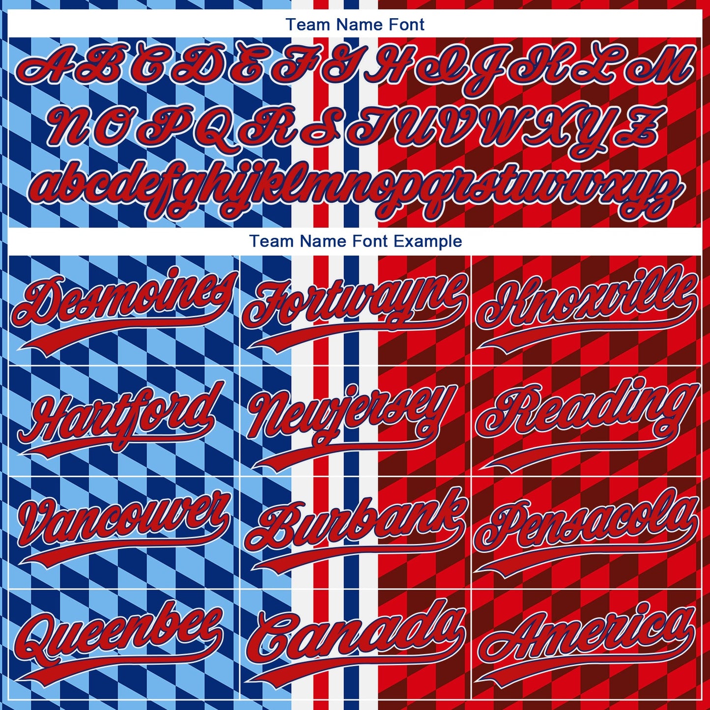 Custom Figure Red-Royal 3D Pattern Design Authentic Baseball Jersey