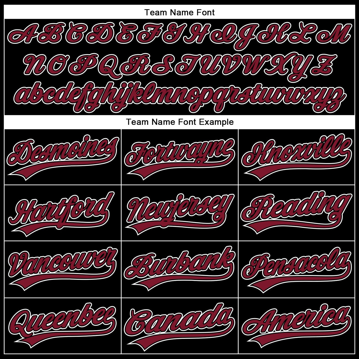 Custom Black Crimson-White 3D Pattern Design Curve Solid Authentic Baseball Jersey
