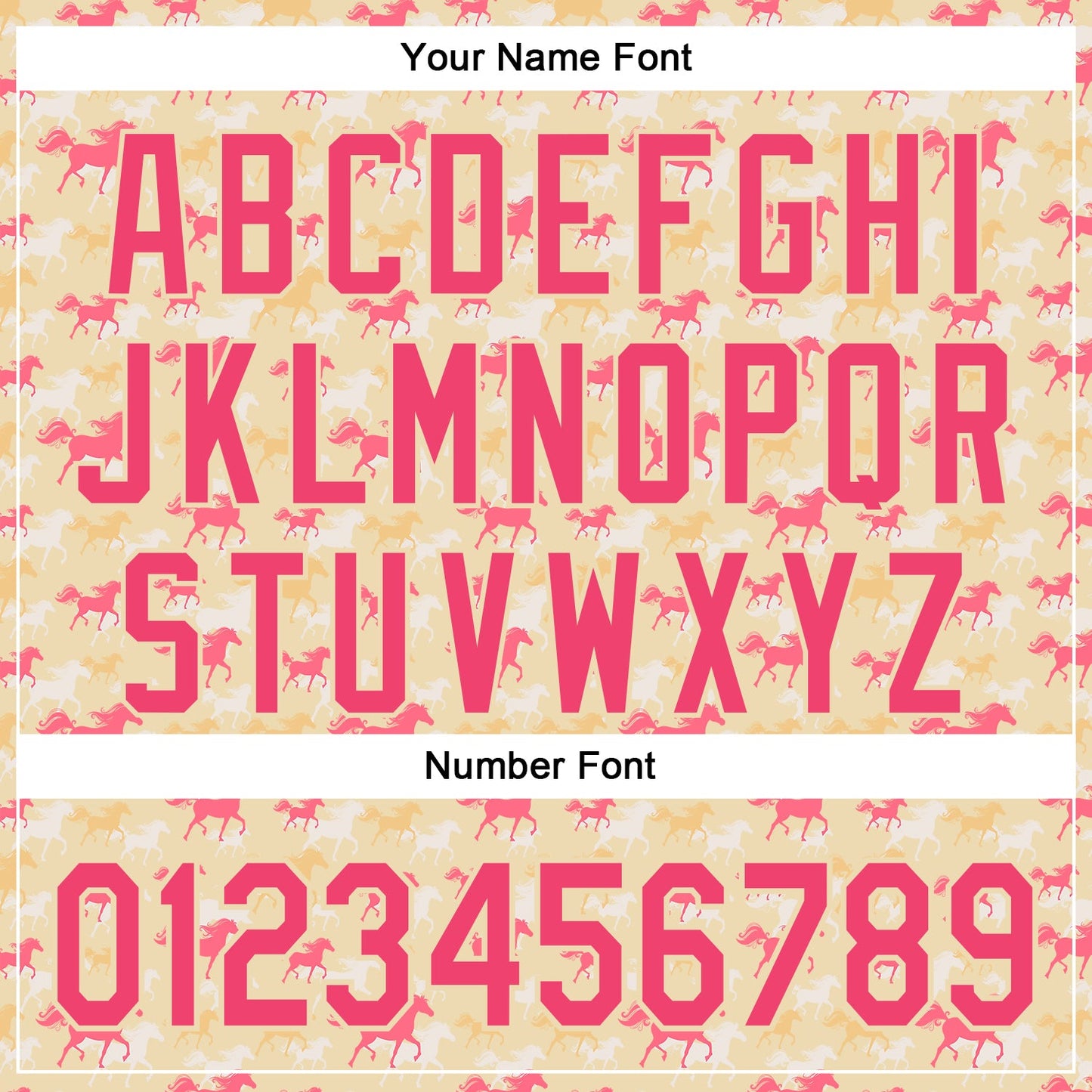 Custom Cream Neon Pink 3D Pattern Design Animal Horse Authentic Baseball Jersey