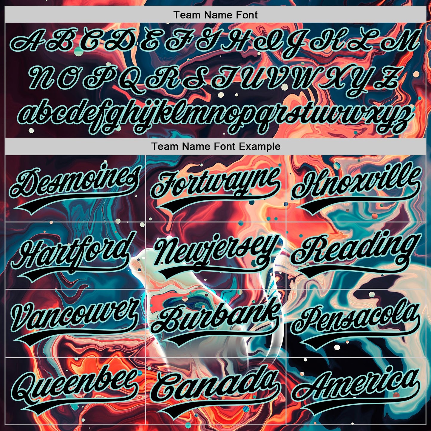 Custom Black Ice Blue 3D Syntetyc Trippy Cat Nebula Authentic Baseball Jersey