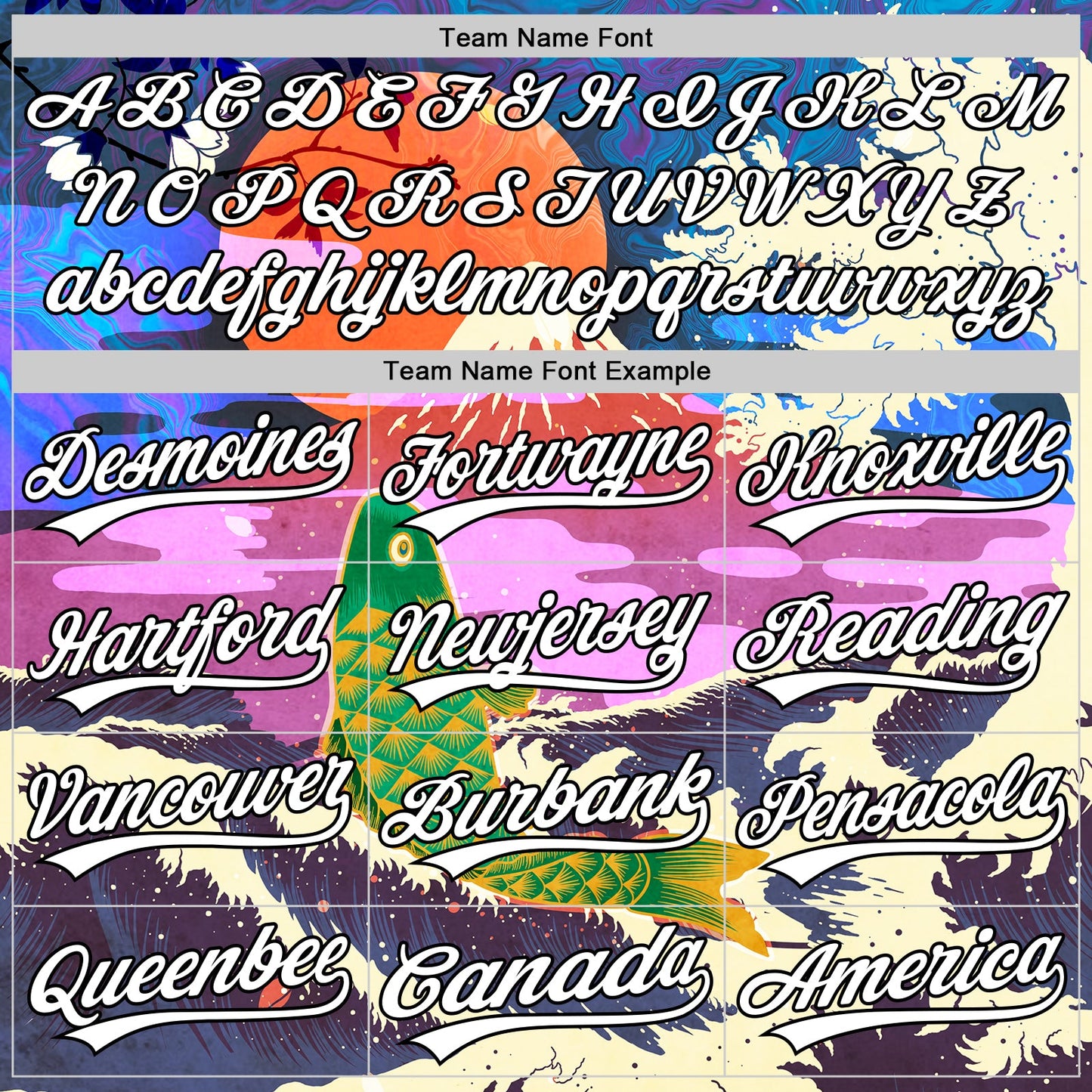 Custom Dark Purple White-Black 3D Syntetyc Cyber Koi Authentic Baseball Jersey