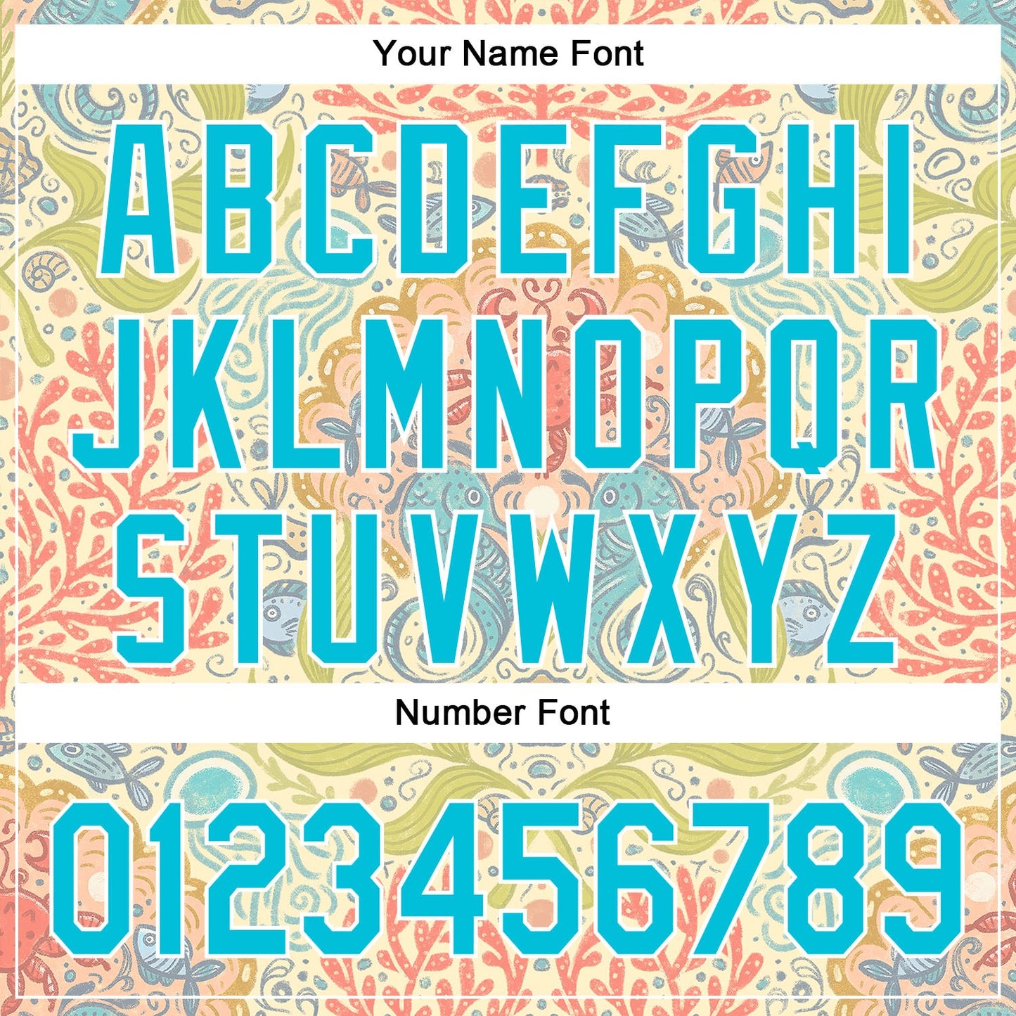 Custom Cream Lakes Blue-White 3D Emi Bee Seahorse Symphony Authentic Baseball Jersey