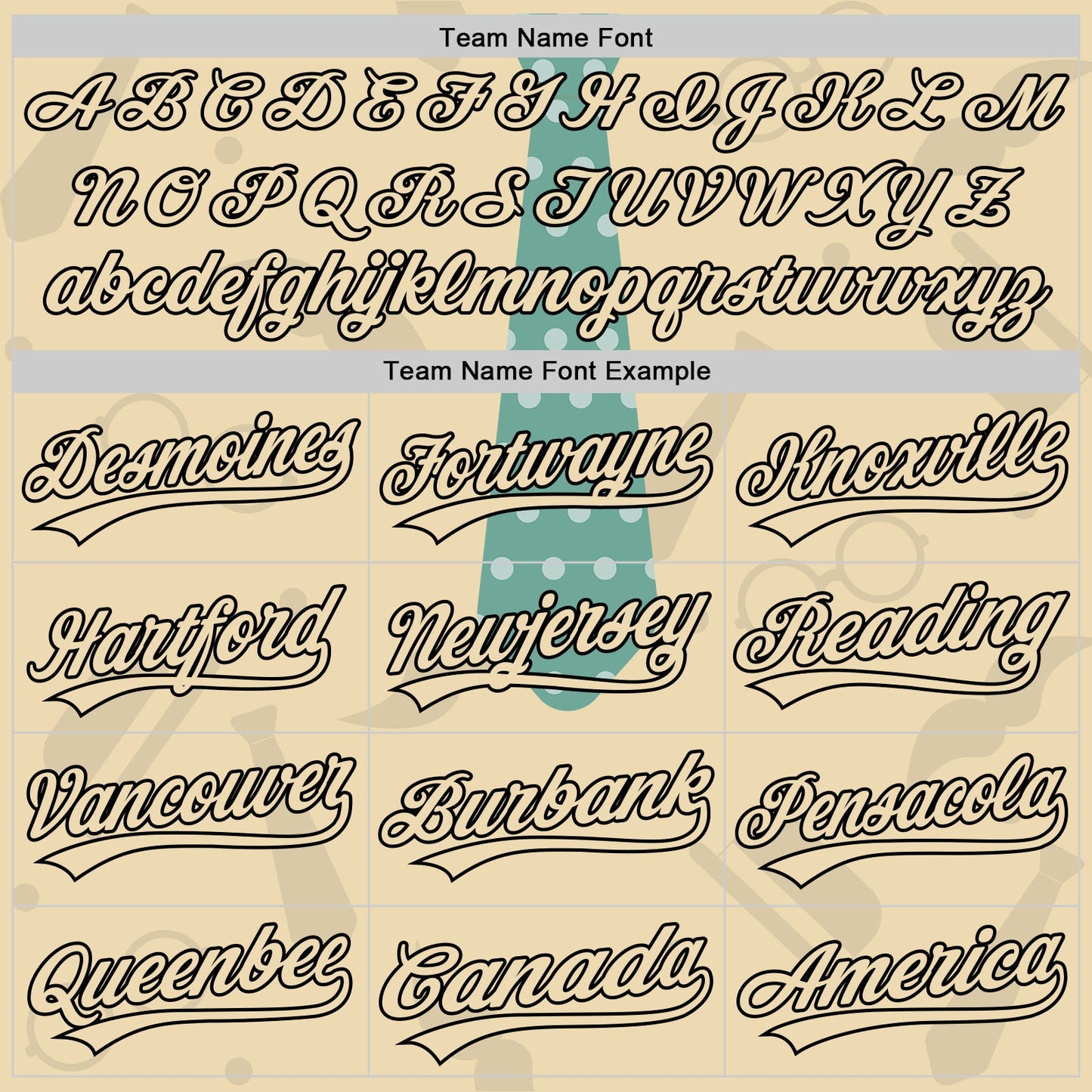 Custom Cream Black 3D Pattern Design Father's Day Tie Authentic Baseball Jersey