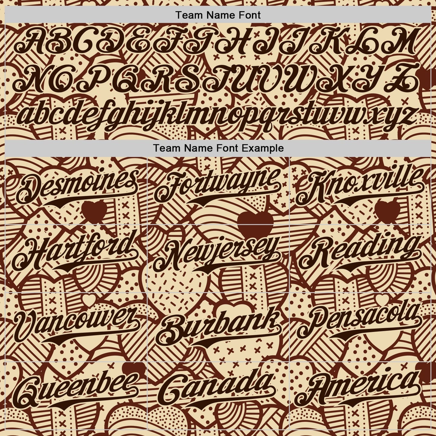 Custom Cream Brown 3D Pattern Design Foodie Food Snack Heart Chocolate Authentic Baseball Jersey