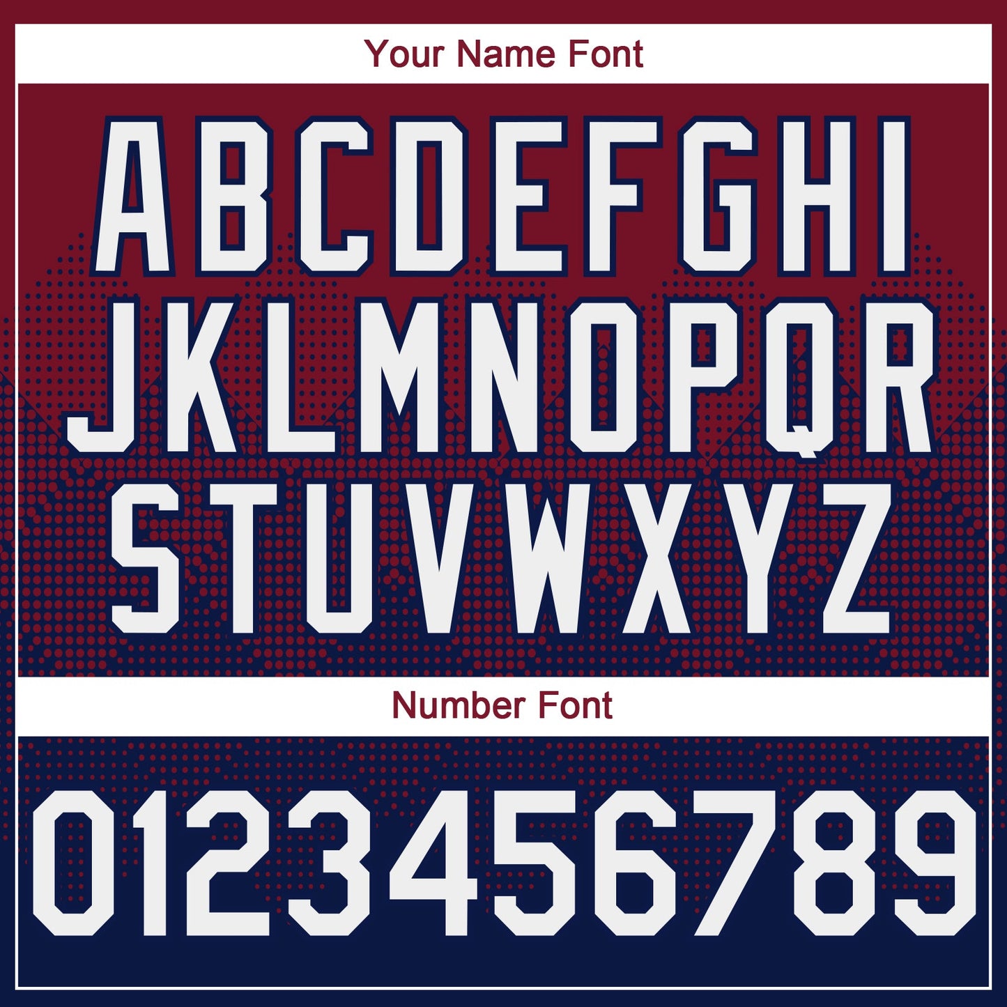 Custom Crimson White-Navy 3D Gradient Square Shape Authentic Baseball Jersey