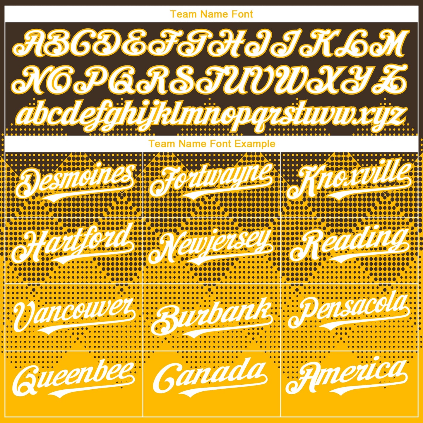 Custom Brown White-Gold 3D Gradient Square Shape Authentic Baseball Jersey