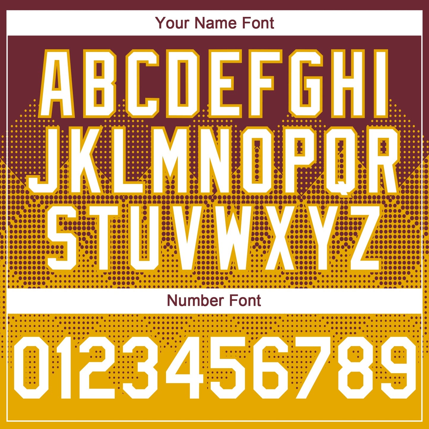 Custom Burgundy White-Gold 3D Gradient Square Shape Authentic Baseball Jersey