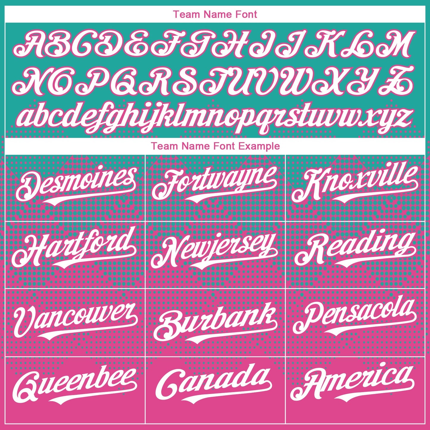 Custom Aqua White-Pink 3D Gradient Square Shape Authentic Baseball Jersey