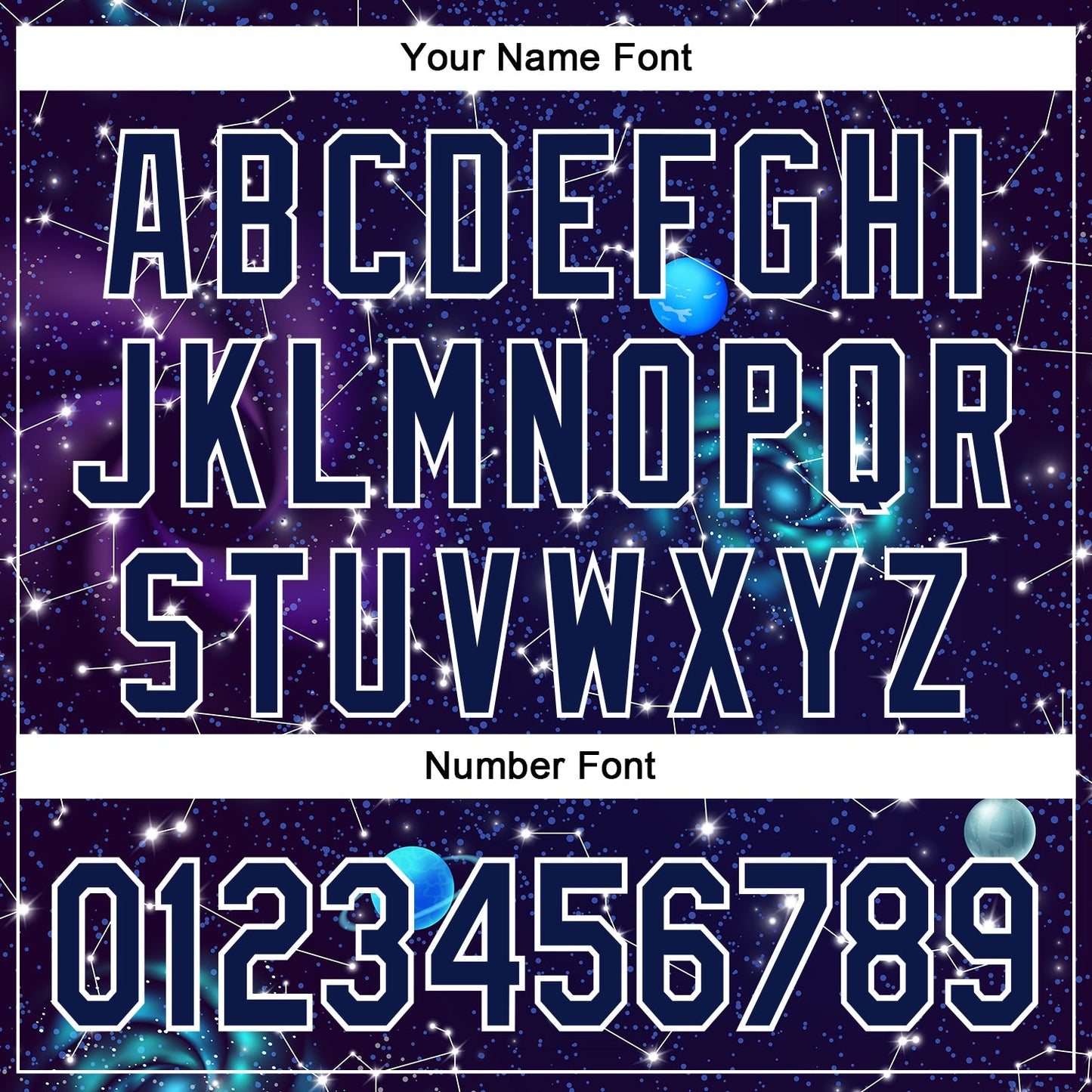 Custom Dark Purple Navy-White 3D Pattern Design Outer Space Galaxy Solar Authentic Baseball Jersey