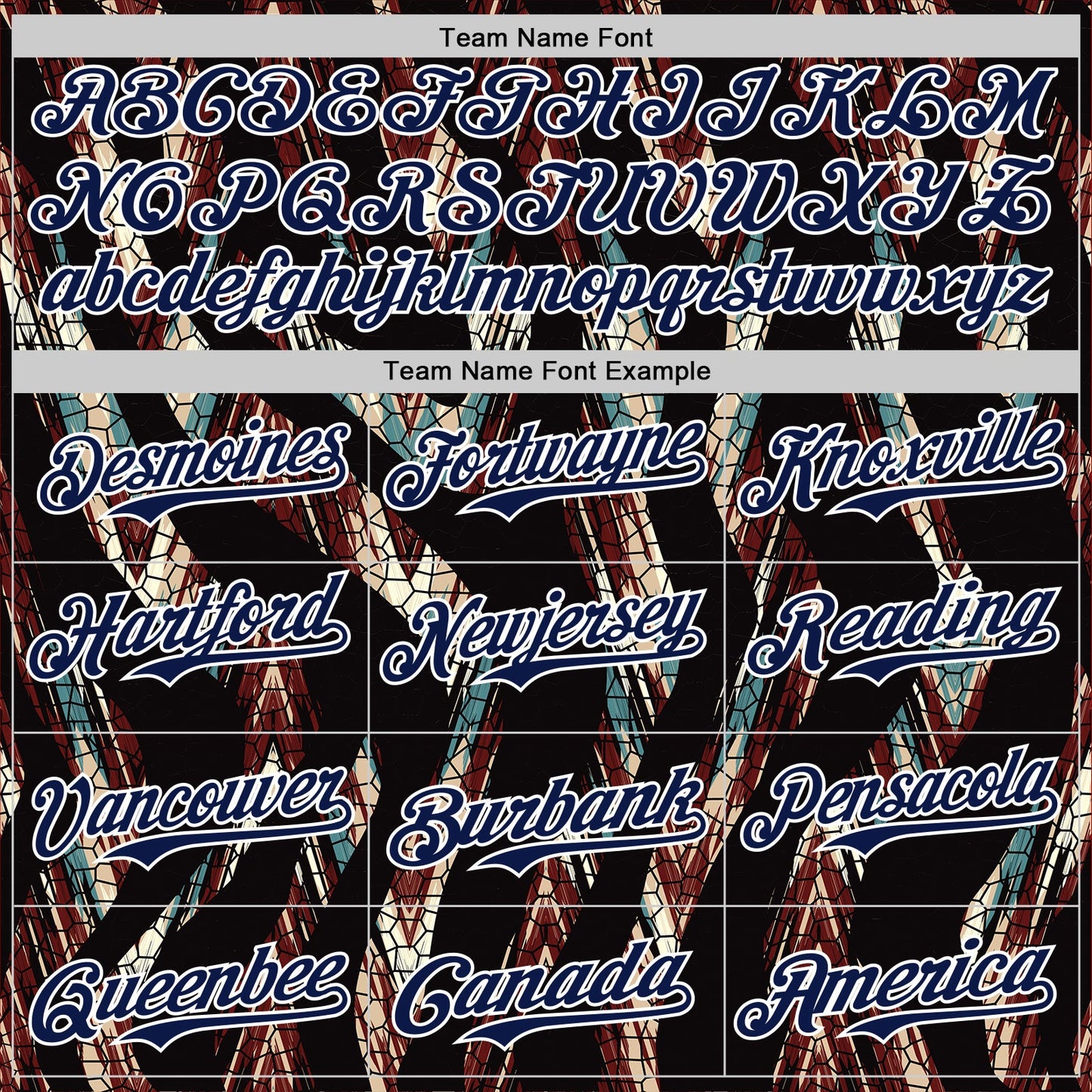 Custom Black Navy-White 3D Pattern Design Burner Costumes Animal Print Authentic Baseball Jersey