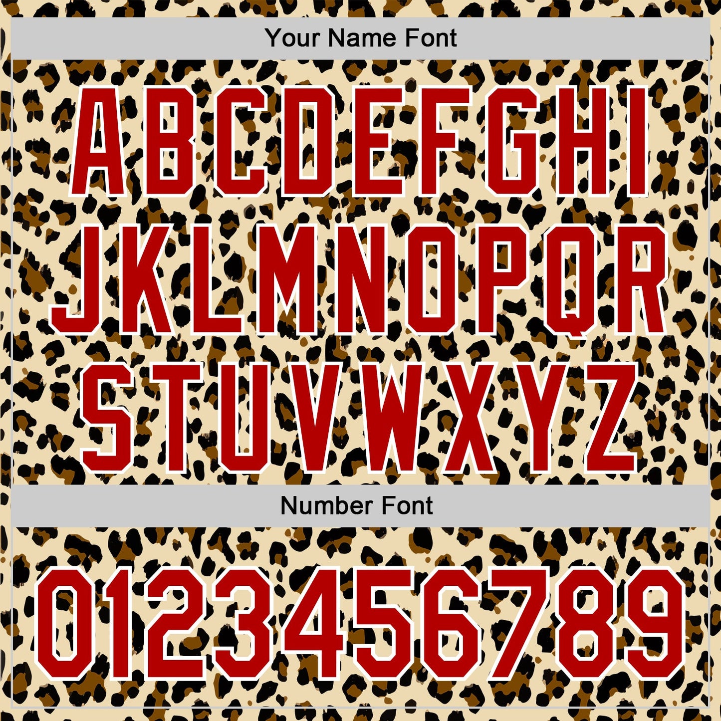 Custom Cream Red-White 3D Pattern Design Rave Party Animal Leopard Print Authentic Baseball Jersey