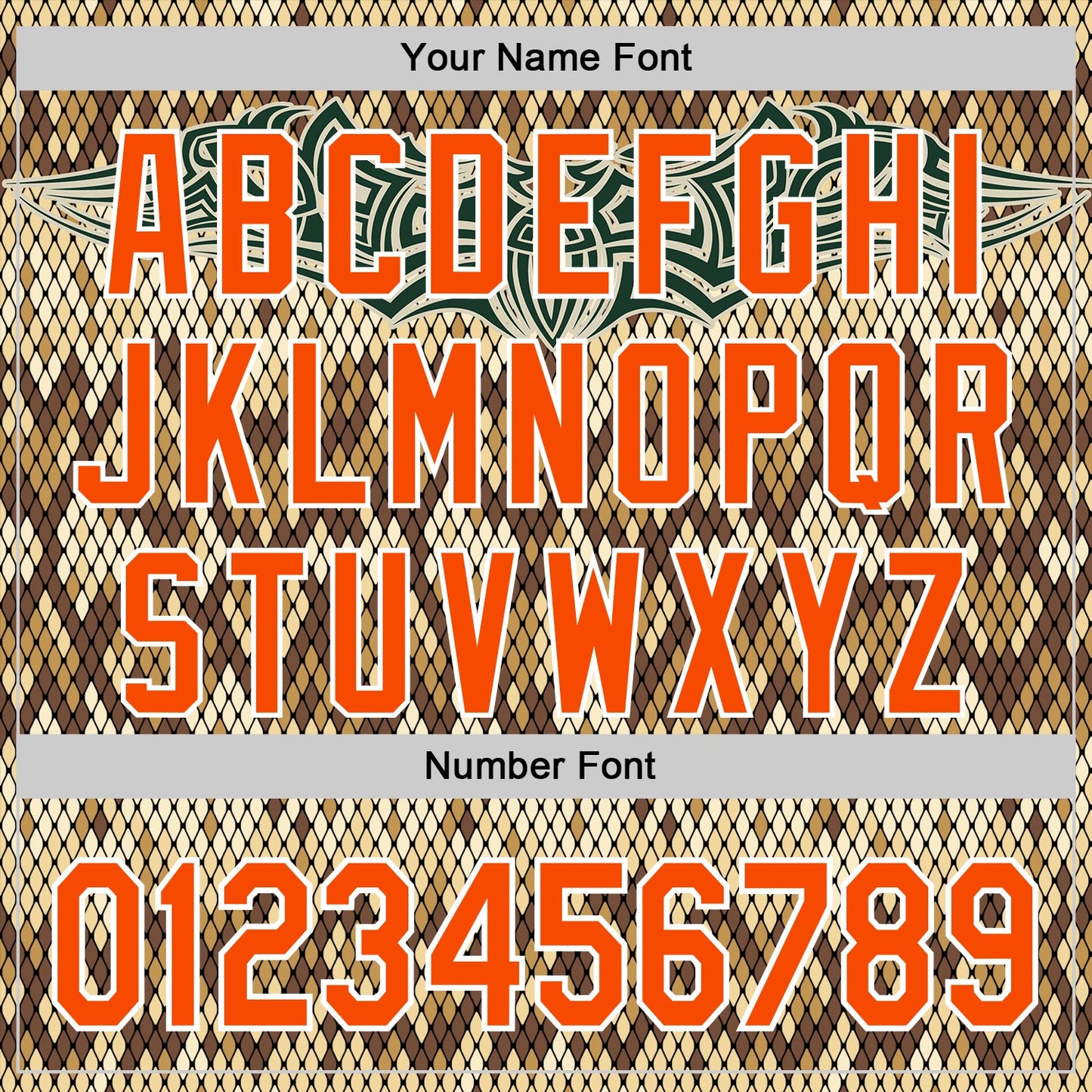 Custom Black Orange-White 3D Pattern Design Rave Party Animal Snake Python Print Authentic Baseball Jersey