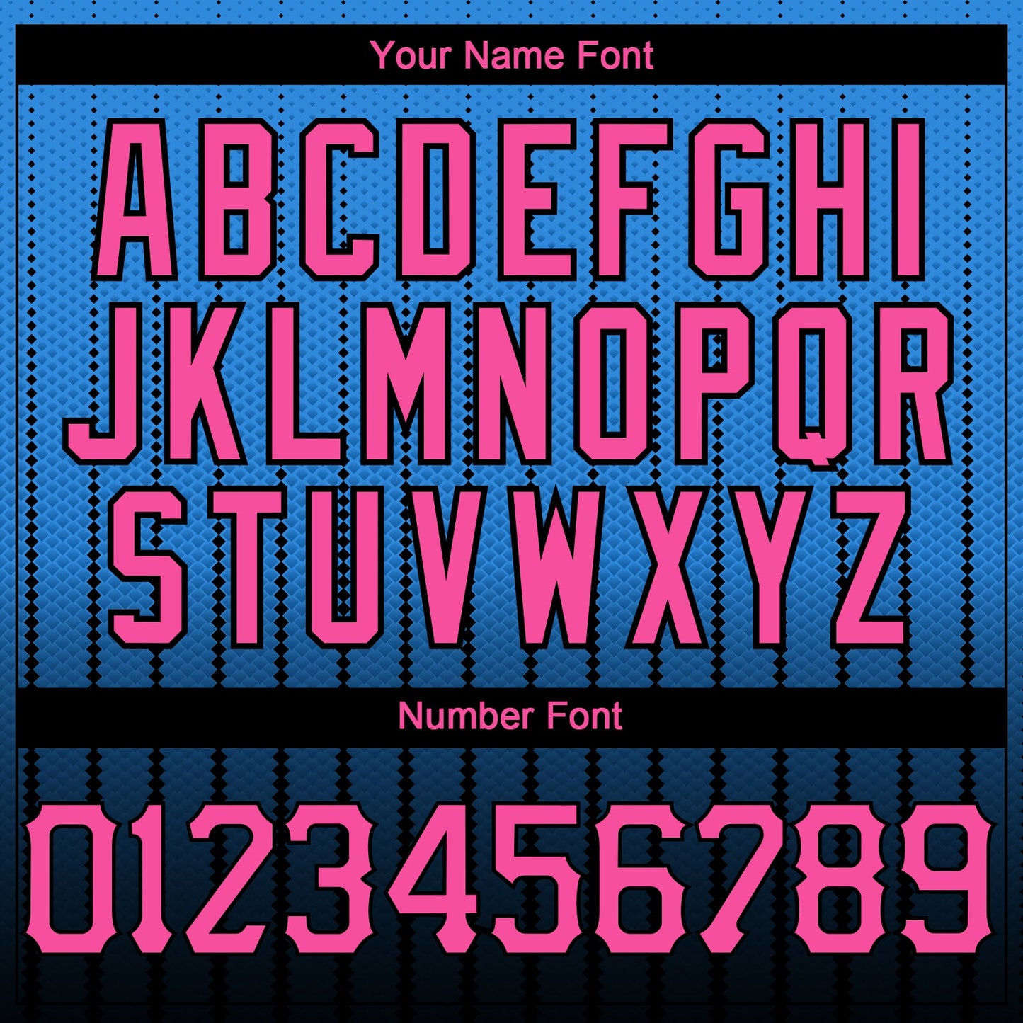 Custom Electric Blue Pink-Black 3D Pattern Design Gradient Geometric Shape Authentic Baseball Jersey