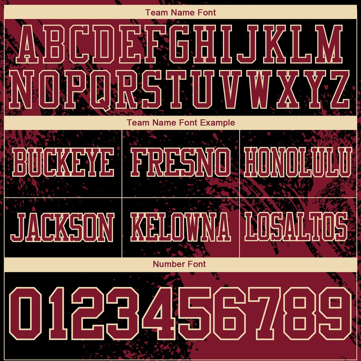 Custom Black Crimson-Cream 3D Pattern Abstract Brush Stroke Authentic Football Jersey