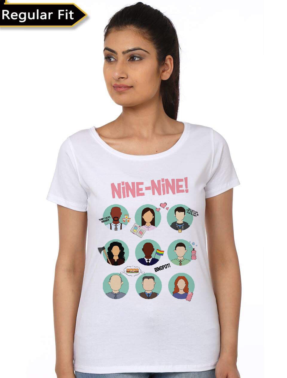 Brooklyn Nine Nine White T-Shirt Style002
