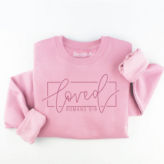 Embroidered Loved Sweatshirt - 10