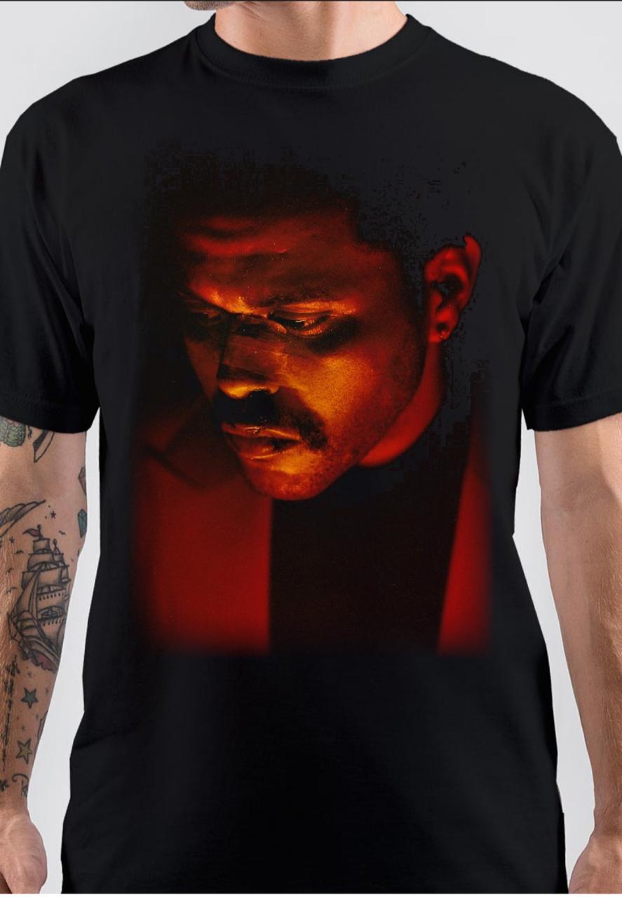 The Weeknd Black T-Shirt Style001