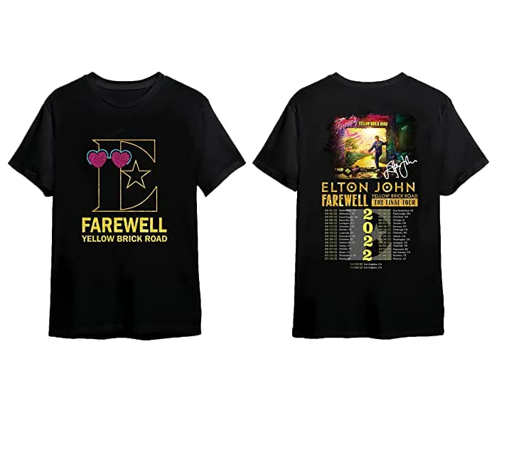 Elton John Farewell Tour 2022 Shirt, Elton John Shirt, Elton John Tour 2022, Elton John Tour Shirt