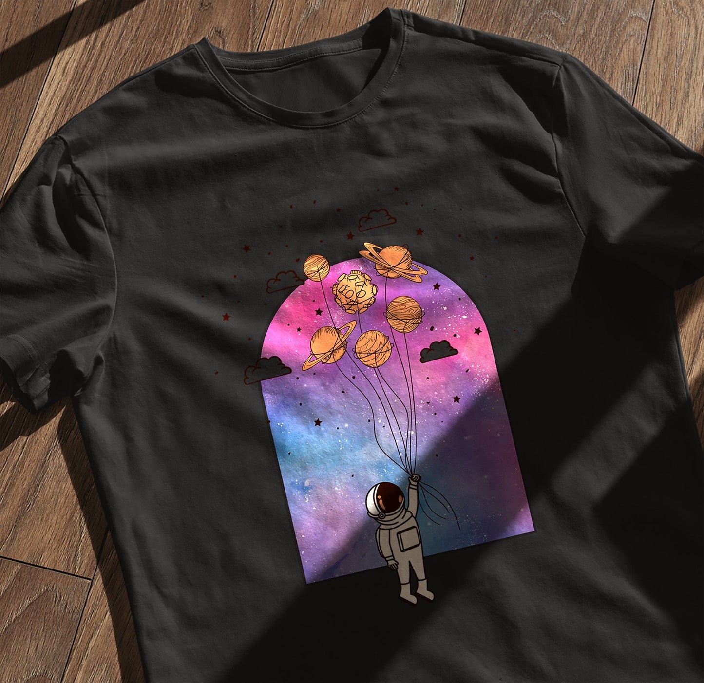 04 ‚Äì Space Balloon Adventure T-shirt
