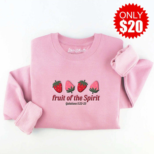 Embroidered Fruit of the Spirit Sweatshirt - 20