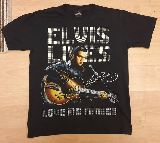 Elvis Presley Lives Rock Tees T-Shirt Print Both Sides