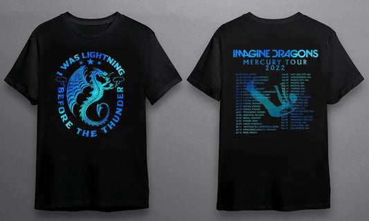 Dragons Mercury Tour 2022 Double sided tshirt