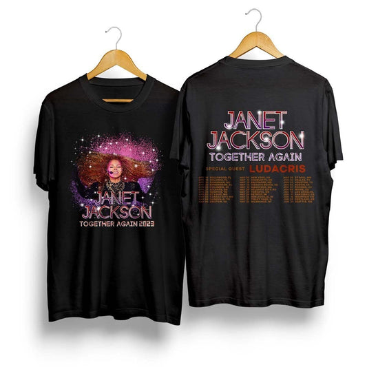 Janet Jackson Together Again Tour 2023 Shirt, Janet Jackson 2023 Tour Shirt, Janet Tour Shirt