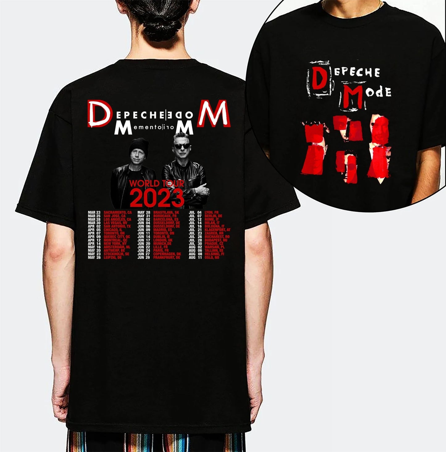 Depeche Mode Memento Mori Tour T-shirt, Depeche Mode Presale Code Shirt 2023