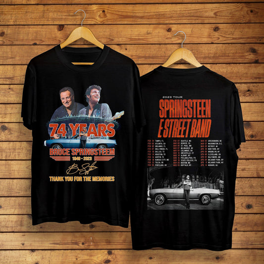 Bruce Springsteen 2023 Tour Shirt, E Street Band Tour T Shirt