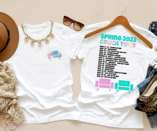 Couch The Band Spring 2023 Couch Tour T-Shirt, Couch Spring Tour 2023 T-Shirt, Couch The Band Tour 2023 Shirt